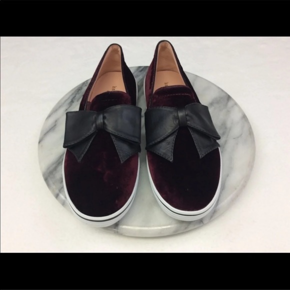 Burgundy Velvet with a Bow Kate spade NOWT - Picture 2 of 6
